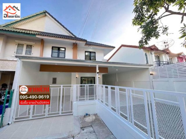 #ทาวน์เฮ้าส์ 2 ชั้นแปลงริม 30.9 ตร.ว. ตกแต่งใหม่พร้อมอยู่  #หมู่บ้านพฤกษา30/1