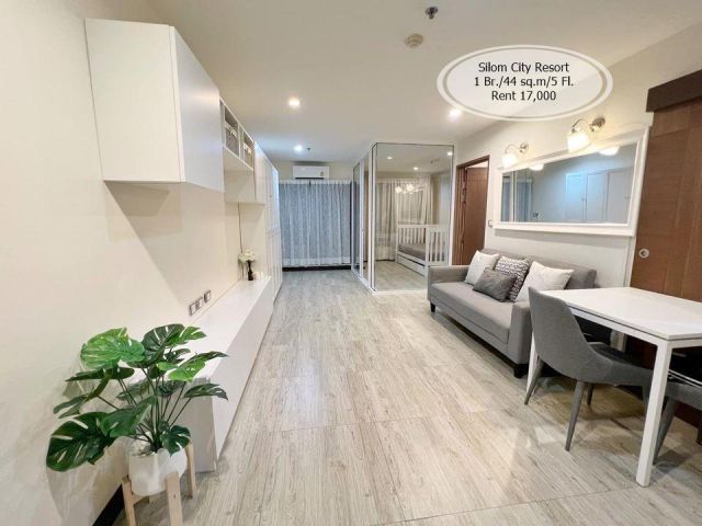 เช่า- Silom City Resort / 1 นอน /44 ตรม./ชั้น 5 /ใกล้ BTS ศาลาแดง เช่า 17,000