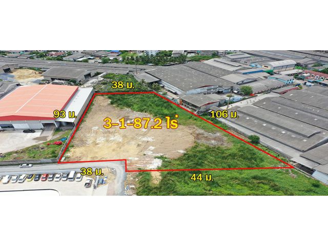 ที่ม่วงเเท้ 3 ไร่เศษ ถมแล้ว 60% อ้อมใหญ่ สะดวกสบาย ใกล้ ถ.เพชรเกษม  แวดล้อมด้วยโรงงาน KK5111S