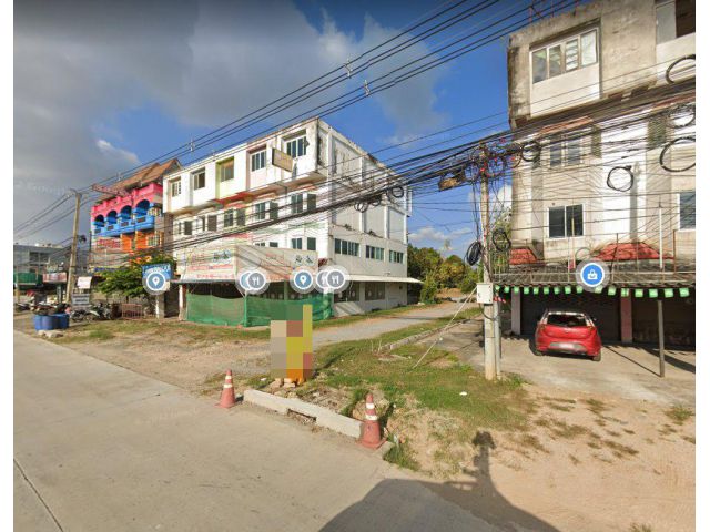 ขายที่ดินพร้อมอาคารพาณิชย์ พัทยา นาจอมเทียน 5 ไร่ ติดถ.สุขุมวิท 3