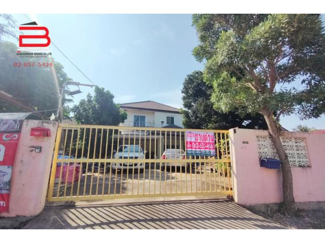 บ้านเดี่ยว 2 ชั้น หลังมุม ซอยจตุโชติ 17 เนื้อที่ 100 ตรว. ถนนจตุโชติ เขตสายไหม