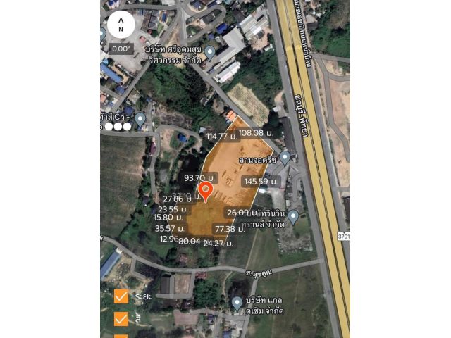 ที่ดินบึงใกล้มอเตอร์เวย์ เนื้อที่ 20-2-46ไร่ ไร่ละ 5ล้าน ต.บึง อ.ศรีราชา จ.ชลบุรี