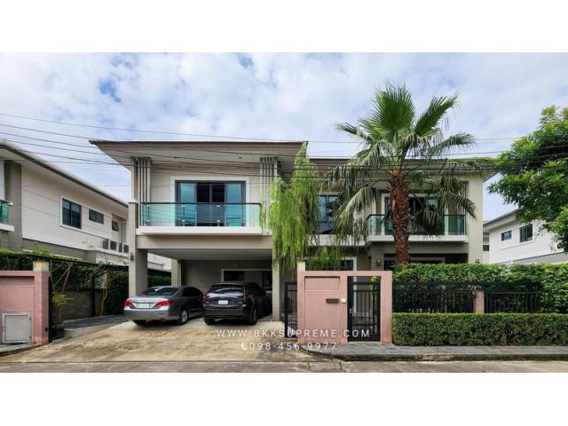 (ให้เช่า) ** The Palm Pattanakarn เดอะ ปาล์ม พัฒนาการ บ้านเดี่ยว 2 ชั้นขนาดใหญ่อยู่ใน ซอยพัฒนาการ 38 เดินทางสะดวก เฟอร์น