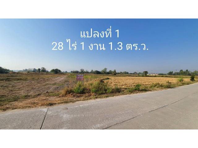 ขายด่วนที่ดิน  28 ไร่ 1 งาน 1.3 ตารางวา