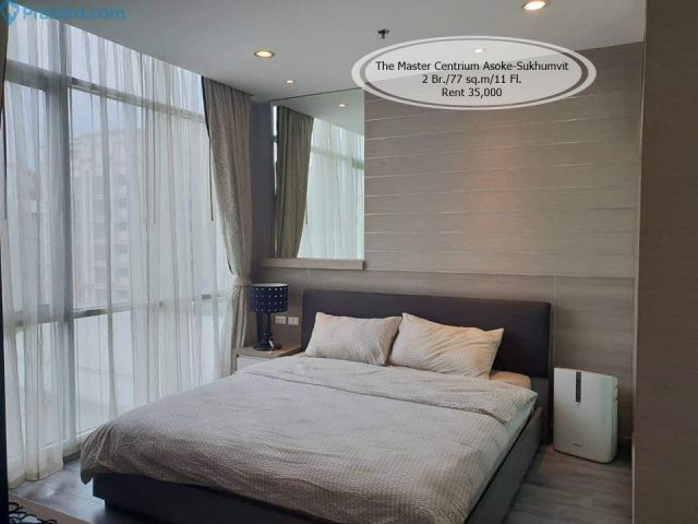 เช่า – The Master Centrium Asoke-Sukhumvit /77 ตร.ม/2 นอน/ชั้น 11/ใกล้ BTS อโศก  เช่า 35,000