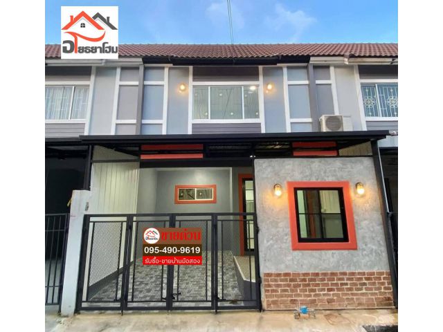 ทาวน์เฮ้าส์  2 ชั้น พื้นที่ 16 ตร.ว.  ทำเลดี ตกแต่งสวย ใกล้แม็กซ์แวลู #หมู่บ้านพฤกษา 45 #ถนนวัดลาดปลาดุก