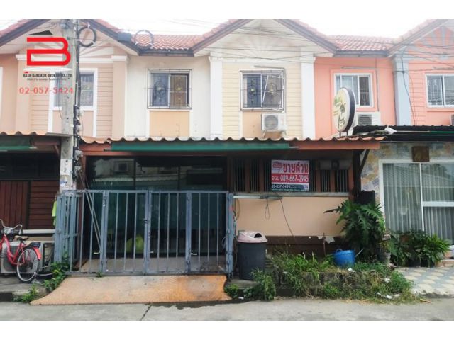 ทาวน์เฮาส์ บ้านพฤกษา 43 บางใหญ่-คลองถนน เนื้อที่ 17.3 ตรว. ถนนกาญจนาภิเษก อ.บางใหญ่ จ.นนทบุรี