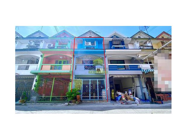 หมู่บ้านบัวทองธานี ขายด่วน ทาวน์โฮม 3 ชั้น เนื้อที่ 16 ตร.ว ต่อเติมเต็ม ทำเลดี ตรงข้าม ตลาดสมบัติบุรี