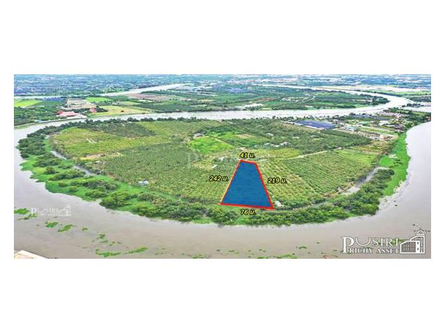 ขายที่วิวคุ้งน้ำเต็มๆ 180 องศา เนื้อที่ 7ไร่เศษ ใกล้ตลาดกระทุ่มแบน เพียง 15นาที – KK 3680S