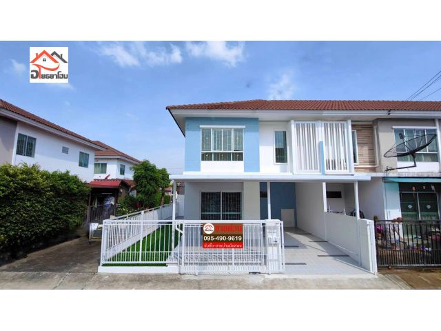 ทาวน์เฮ้าส์ 2 ชั้น พื้นที่ 25.2 ตร.ว. (หลังมุม) บ้านสวยทำเล #หมู่บ้านพฤกษาวิลล์43  #พระราม5