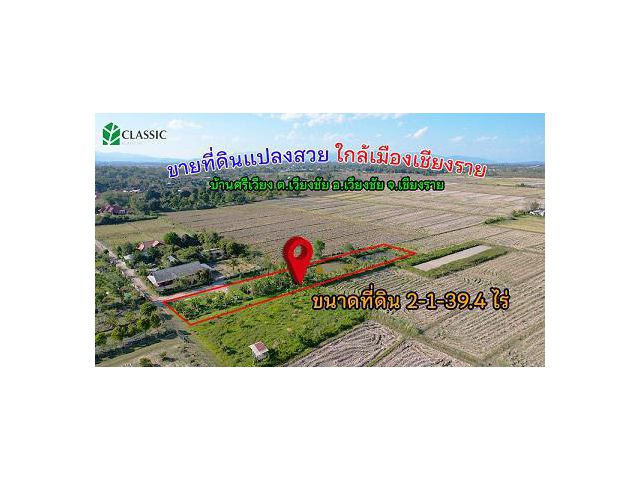 ที่ดินสำหรับทำสวน ไม่ไกลจากเมือง  น้ำถึง-ไฟถึง บ้านศรีเวียง ต.เวียงชัย อ.เวียงชัย จ.เชียงราย