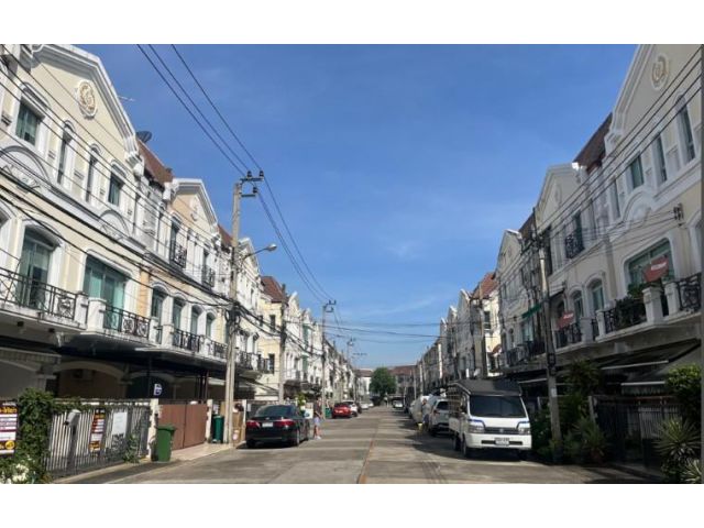 BH1859ทาวน์โฮม 3ชั้น บ้านกลางเมือง เกษตร-นวมินทร์