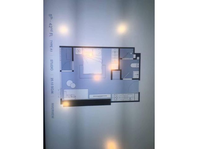 For sell Chapter Charoennakhon-Riverside Studio Type A1 (S03-0973)