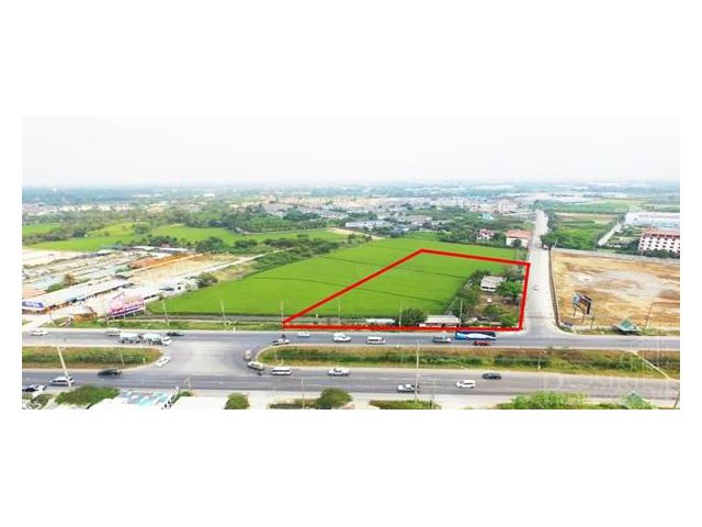 ขายที่ 7ไร่ สะดุดตา ติด ถ.สาย5 เหมาะทำได้ทั้งปั้ม ธุรกิจและสร้างตึกในราคาพิเศษ ใกล้ฝั่งบรมฯ