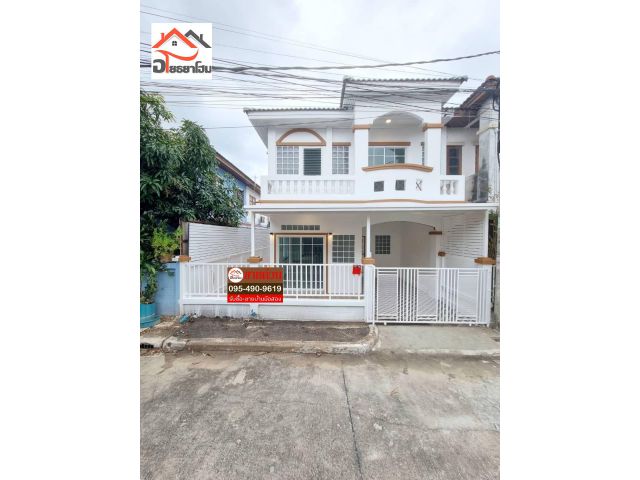 ทาวน์เฮ้าส์ 2 ชั้น พื้นที่ 32 ตร.ว. (หลังมุม) ตกแต่งใหม่ บ้านสวย ทำเลดี #หมู่บ้านศิริวรรณชวนชม #ถนนไทรน้อย