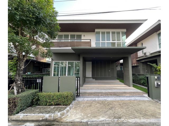 U1215 ให้เช่าบ้านเดี่ยว 2 ชั้น  หมู่บ้านนาราโบทานิค ศรีนครินทร์ NARA BOTANIC Srinakharin บ้านสวย พร้อมเฟอร์บางส่วน ทำเลด