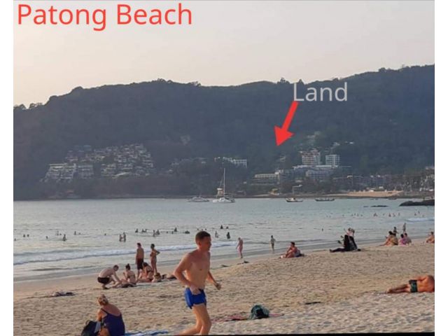 เสนอขายที่ดินซีวิวหาดป่าตอง ภูเก็ต   Sea view land for sale in Patong Beach.  Phuket, business and tourism destination