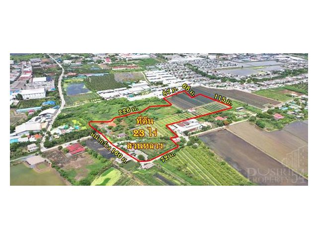 ขายที่ดิน 23ไร่ อนาคตดีใกล้ตัดใหม่ กัลปพฤกษ์-กระทุ่มแบน พุทธสาครและเศรษฐกิจ ในราคาที่จับต้องได้ - KK1946S