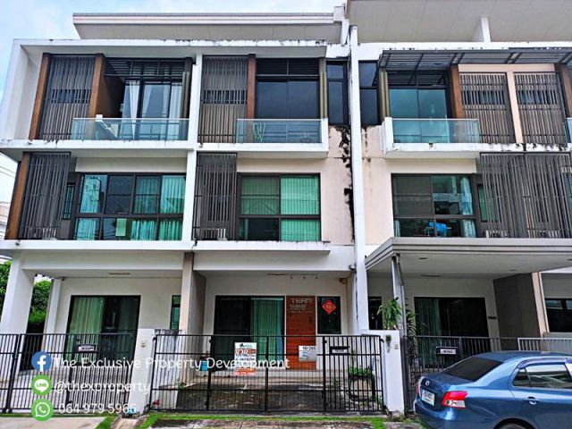 ขายทาวน์โฮม 3ชั้น หมู่บ้าน เดอะ เทอเรส รามอินทรา ใกล้ทางด่วน เอกมัย-รามอินทรา