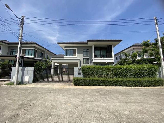 U1216 ให้เช่าบ้านเดี่ยว 2 ชั้น หมู่บ้านพฤกษาดีไลท์ดอนเมืองรังสิต อยู่ติดเมืองเอกรังสิต ปทุมธานี บ้านพร้อมเฟอร์บางส่วน ใก