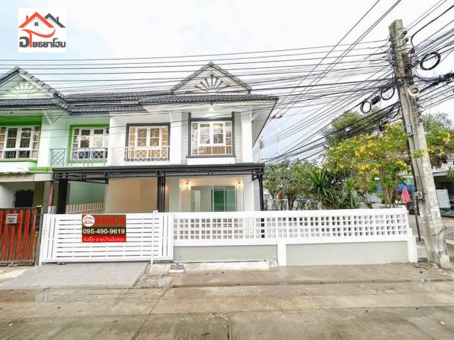 บ้านแฝด พื้นที่ 35 ตร.ว. ทำเลดี เดินทางสะดวก (หน้าบ้านติดสวนสาธารณะ)​ #หมู่บ้านพฤกษา​19 #ถนนวัดลาดปลาดุก