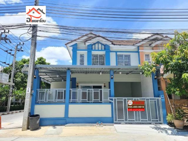 ทาวน์เฮ้าส์ 2 ชั้น พื้นที่ 25.4 ตร.ว. ตกแต่งสวยงาม ใกล้รถไฟฟ้า ค้าขายได้ #ห้องมุมเมน #หมู่บ้านพฤกษา49/2 #บางใหญ่-แก้วอิน