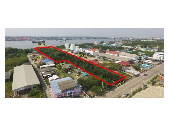 ขาย ที่ติดแม่น้ำท่าจีน 3-328ไร่ เรือใหญ่ขนส่งสะดวก วิวสวย หลังติดถนน ใช้รถเทเลอร์ได้ ในราคาไม่แพง - KK2388S