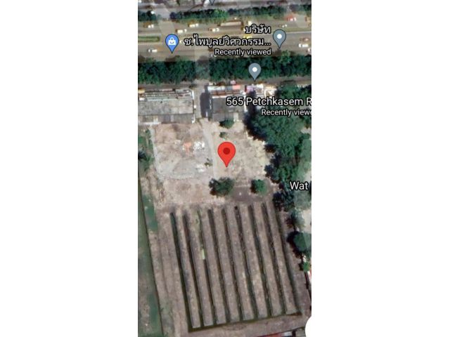 PK458ขายที่ดินเปล่า 2 แปลงติดกัน ปลอดจำนอง เนื้อที่ 5 ไร่ 1 งาน 60 ตารางวา ด้านทิศเหนือติดถนนเพชรเกษม ด้านตะวันออกและทิศ