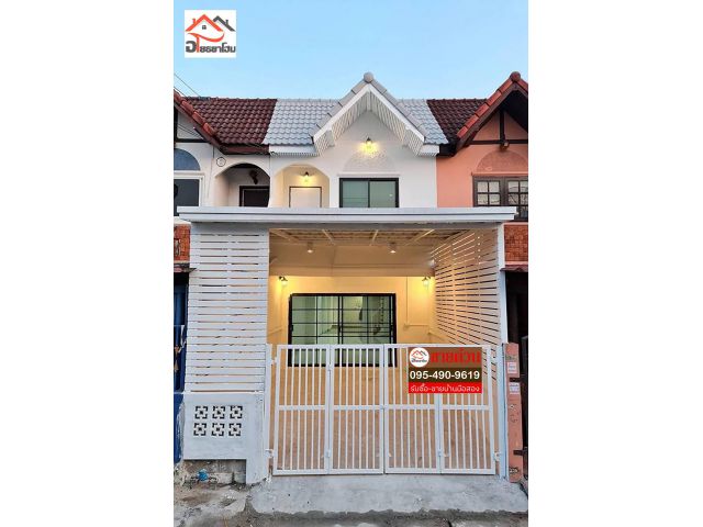 ทาวน์เฮ้าส์ 2 ชั้น พื้นที่ 19.5 ตร.ว. ตกแต่งใหม่ทั้งหลัง #หมู่บ้านสำเร็จวิลล์1   ซอย 8