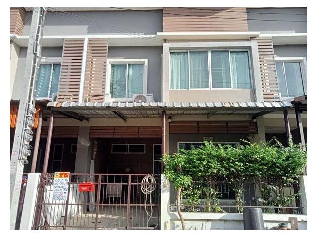 ขายทาวน์เฮ้าส์ 2 ชั้น หมู่บ้านเดอะเบส  ชัยพฤกษ์ (ตัดใหม่) (รหัสทรัพย์ 202288)  ต.ละหาร อ.บางบัวทอง จ.นนทบุรี
