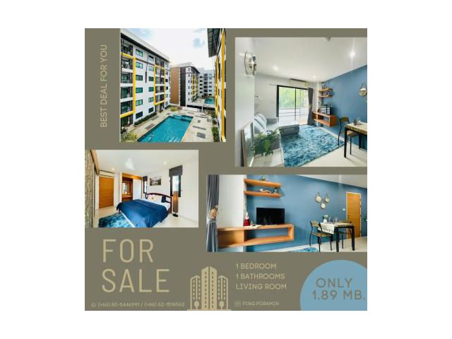 CONDO FOR SALE !!! Ratchaporn Place Condominium