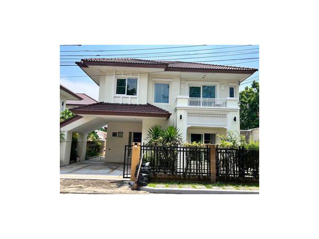 ให้เช่าบ้านเดี่ยว 2 ชั้น 53 ตร.วา เฟอร์ครบพร้อมอยู่ THE CENTRO สุขุมวิท 113 ย่านสำโรง ใกล้ BTS แบริ่ง (ADN538)