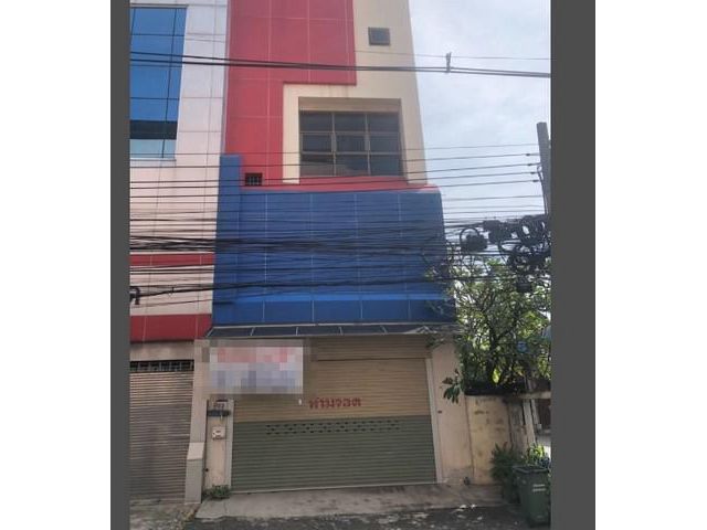 ให้เช่าและขายอาคาร 4ชั้น ถนนสุทธิสาร ห้วยขวาง