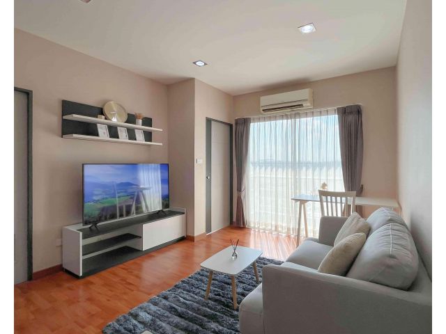 ให้เช่าคอนโดพร้อมเฟอร์นิเจอร์ครบครัน ขนกระเป๋าเข้าอยู่ได้เลยยย