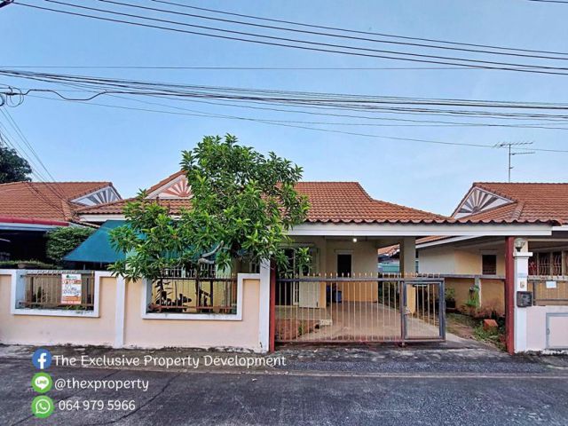 ขาย บ้านเดี่ยว บ้านชั้นเดียว 50 ตร.ว. หมู่บ้านซื่อตรง บางใหญ่ ติดถนนบางบัวทอง-สุพรรณบุรี