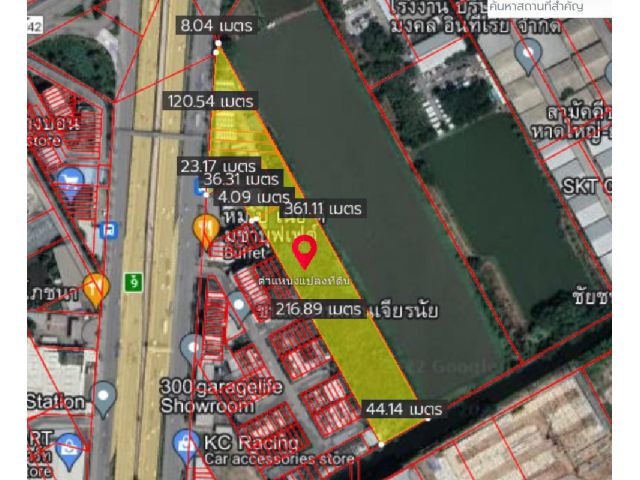 L96 ขายที่ดิน 9 ไร่ ติดถนนกาญจนาภิเษก บางขุนเทียน บางบอน ใกล้ถนนเอกชัย ใกล้ทางด่วนกาญจนา ราคาถูกมาก ทำเลดีที่สุด