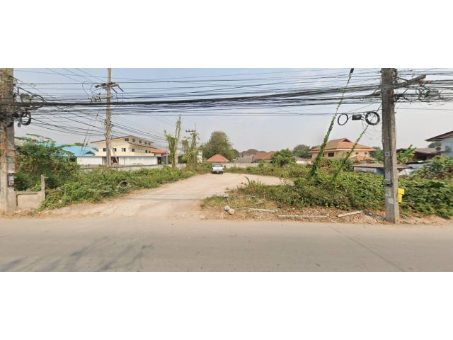 L254-ขายที่ดินเปล่าแปลงหัวมุม 166 ตรว. ใกล้แยกรวมโชค (ต.หนองจ๊อม อ.สันทราย)