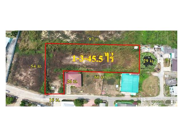 ประหยัดเงินและเวลา กับที่ 745.5วา ถม พร้อม+ล้อมรั้ว ใกล้ ถ.เพชรเกษม ตัวเมืองนครปฐม – ขายที่ดินนครปฐม - KK2311S