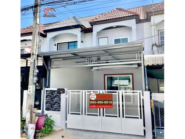 ทาวน์เฮ้าส์ 2 ชั้น พื้นที่ 18 ตร.ว. ทำเลดีปากเกร็ด เยื้องวัดกู้ ปากเกร็ด #หมู่บ้านเปี่ยมสุข