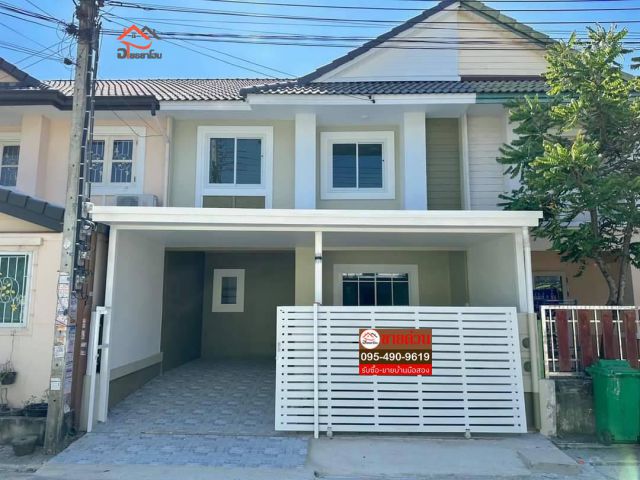 ทาวน์เฮ้าส์ 2 ชั้น พื้นที่ 18 ตร.ว. รีโนเวทใหม่ บ้านสวย ทำเลดี#หมู่บ้านพฤกษา30 #ทำเลบ้านกล้วยไทรน้อย