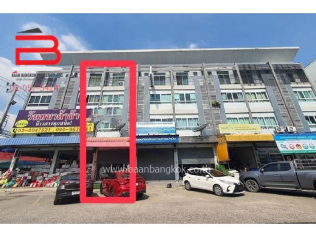 อาคารพาณิชย์ ตลาดไทยสมบูรณ์ 3 เนื้อที่ 33 ตรว. ถนนรังสิต-นครนายก อ.คลองหลวง จ.ปทุมธานี