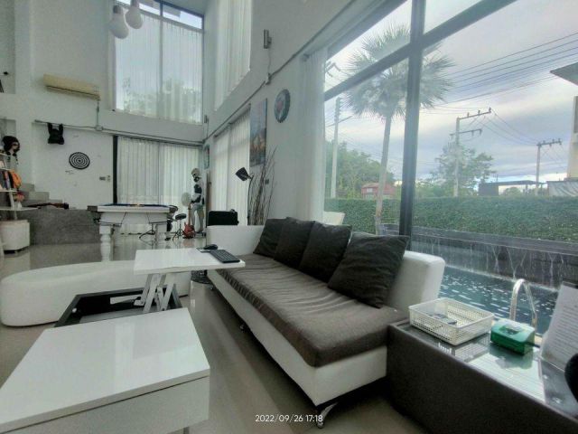 ปล่อยเช่าบ้านสไตล์โมเดิร์น double space  มี moon roof ในโครงการ เขตเทศบาลตำบลต้นเปา อ.สันกำแพง เชียงใหม่