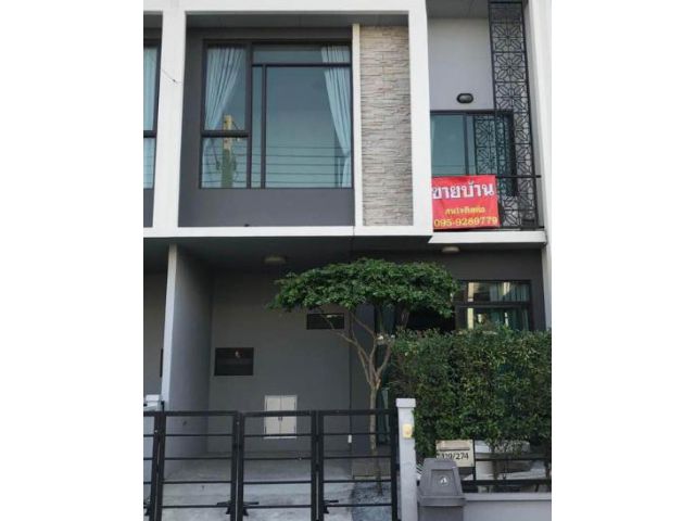 ให้เช่าทาวน์โฮม2ชั้น หมู่บ้านพลีโน่บางใหญ่