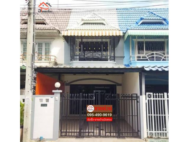 ทาวน์เฮ้าส์ 2 ชั้น พื้นที่ 16 ตร.ว. ตกแต่งสวยพร้อมอยู่ ทำเลใกล้แม็กซ์แวลูวัดลาดปลาดุก #หมู่บ้านมนวดีพาร์ค
