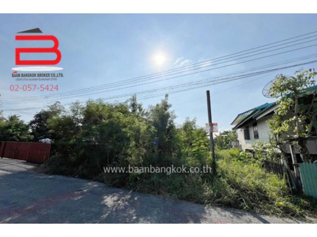 ที่ดินเปล่า ซอยราษฎร์อุทิศ 70 เนื้อที่ 96 ตรว. ถนนสุวินทวงศ์ เขตมีนบุรี
