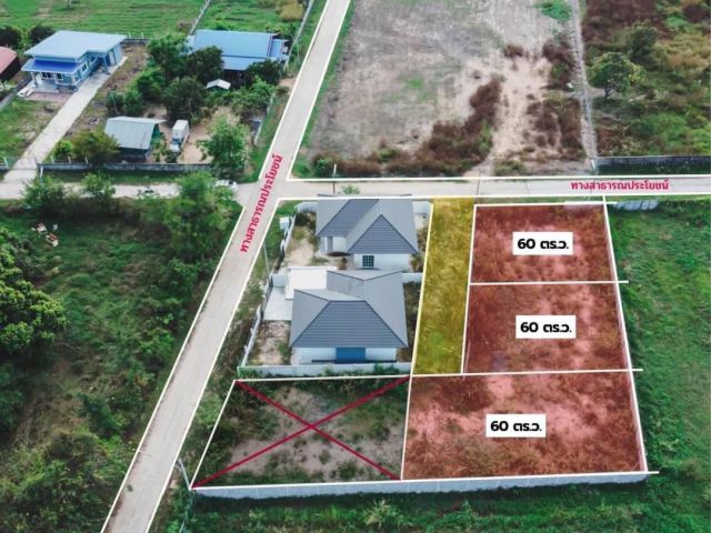 ที่ดินสร้างบ้าน พิกัดบ้านเหรียญทอง/วารินชำราบ