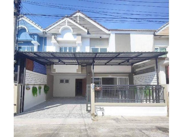 บ้านแฝด 2 ชั้น #หมู่บ้านศุภมงคลวิลล์ ติดตลาดมารวย หทัยราษฎร์ 72 รีโนเวทใหม่ แถมเฟอร์ฯ พร้อมอยู่ มีห้องนอนชั้นล่าง บ้านหน้ากว้าง 6 เมตร