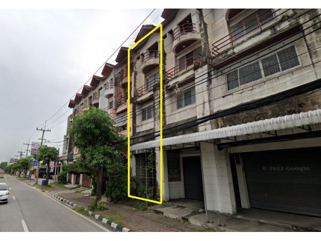 ขายอาคารพาณิชย์ 4 ชั้น ซอยลำลูกกา 10 ติดถนนลำลูกกา ปทุมธานี.