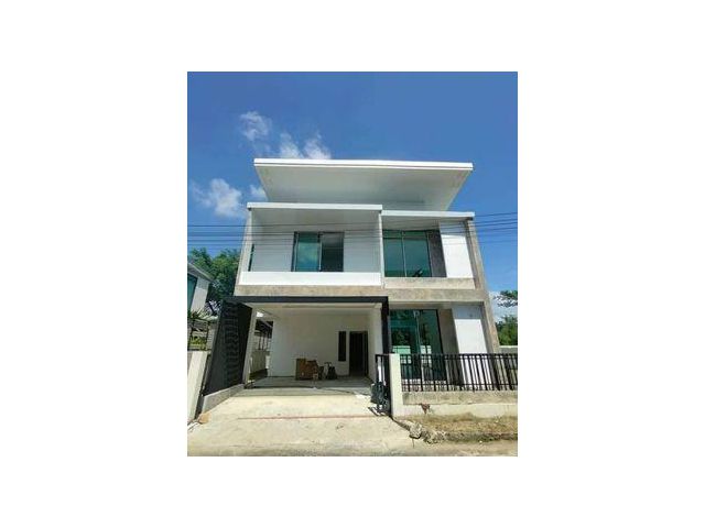 R7บ้านเดี่ยวสไตล์โมเดิร์นลอฟ์ท ทรงสี่เหลี่ยม2ชั้น