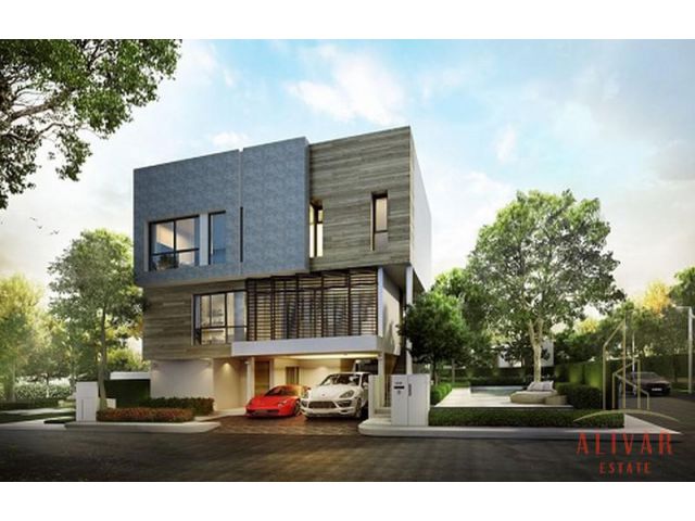 ให้เช่า บ้านเดี่ยว 3 ชั้น Parc Priva ย่าน ห้วยขวาง